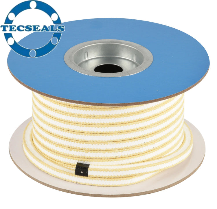 White PTFE Packing with Aramid Corners TC-402